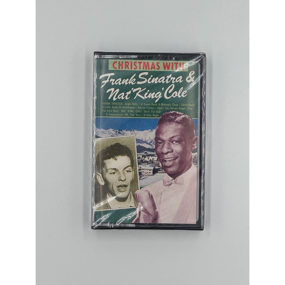 Christmas With Frank Sinatra & Nat King‎ Cole Cassette Tape Vintage Holiday 3
